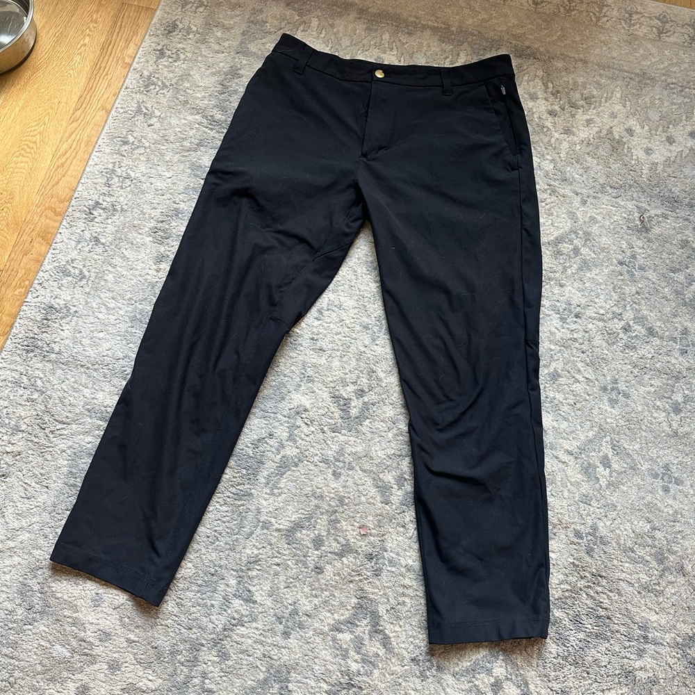 Lululemon black commission pants 32/30